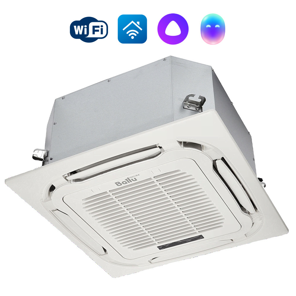 Комплект Ballu Machine BLC_C-18HN1_21Y (compact) полупромышленной сплит-системы, кассетного типа в компании ICEКОХИНОР