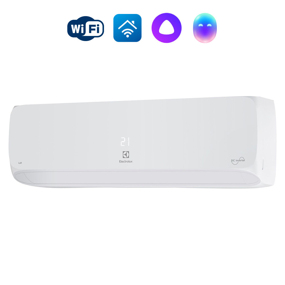 Сплит-система инверторного типа Electrolux Loft DC EACS/I-07HAL/N8 комплект в компании ICEКОХИНОР
