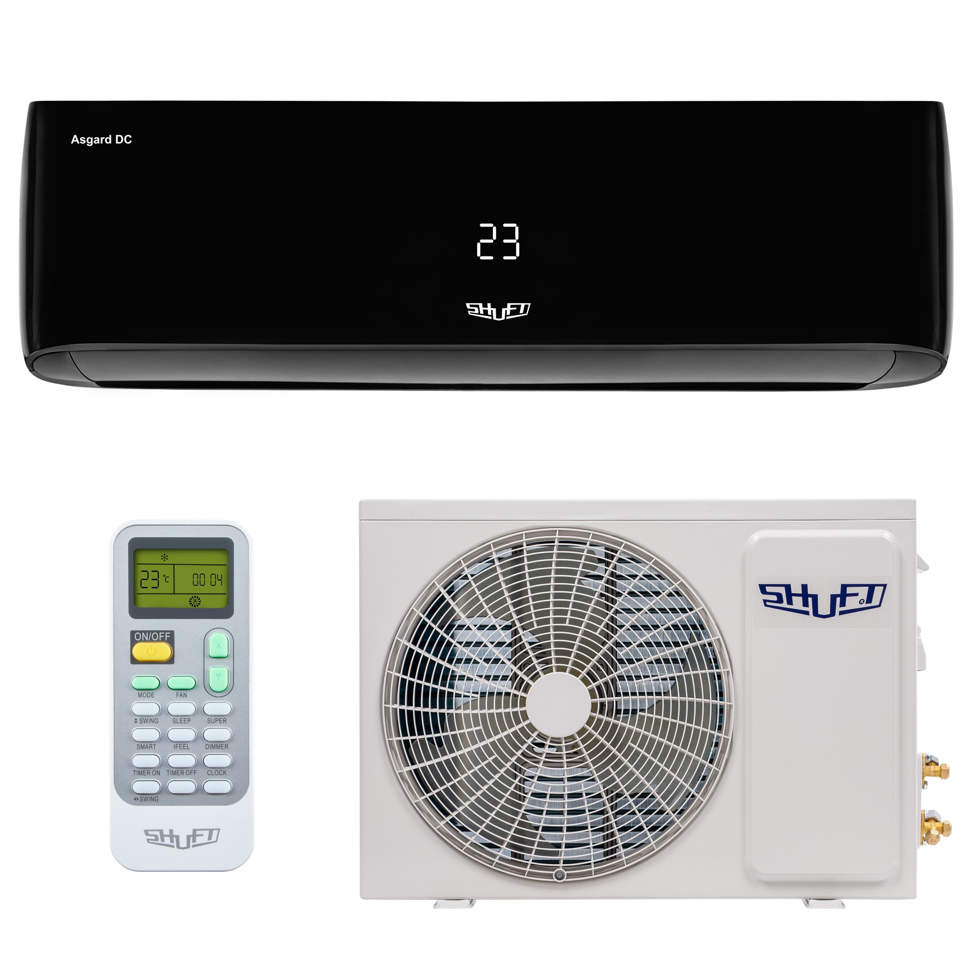 Сплит-система инверторного типа SHUFT Asgard DC Black SFTHAI-07HN8/BL комплект в компании ICEКОХИНОР