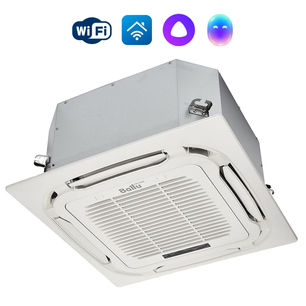 Комплект Ballu Machine BLC_C-12HN1_21Y (compact) полупромышленной сплит-системы, кассетного типа в компании ICEКОХИНОР
