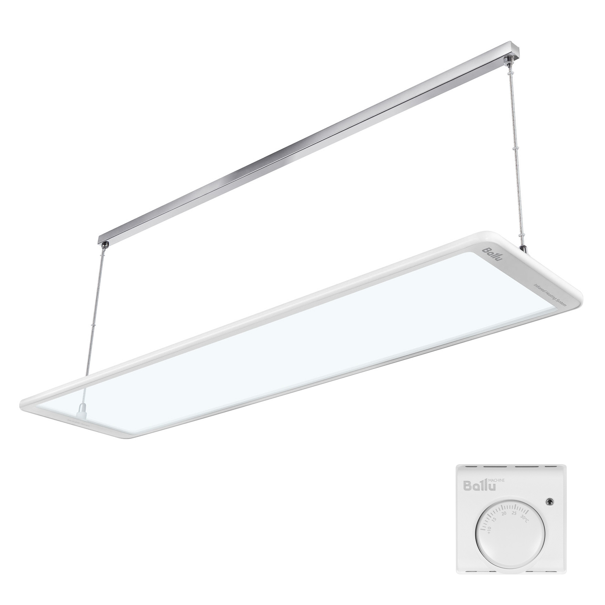 Комплект обогреватель инфракрасный Ballu BIH-GTW-1.0 + Терморегулятор BMT-1 в компании ICEКОХИНОР