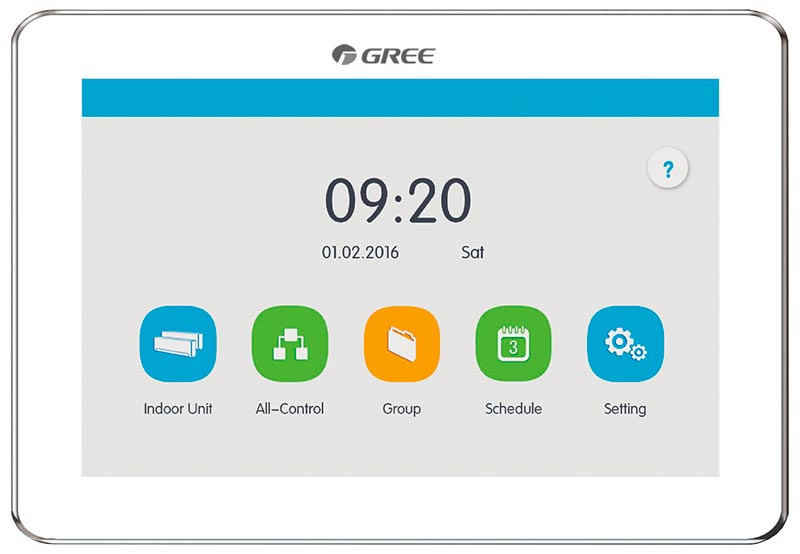 Центральный пульт управления Gree GMV5 CE55-24/F(C) в компании ICEКОХИНОР