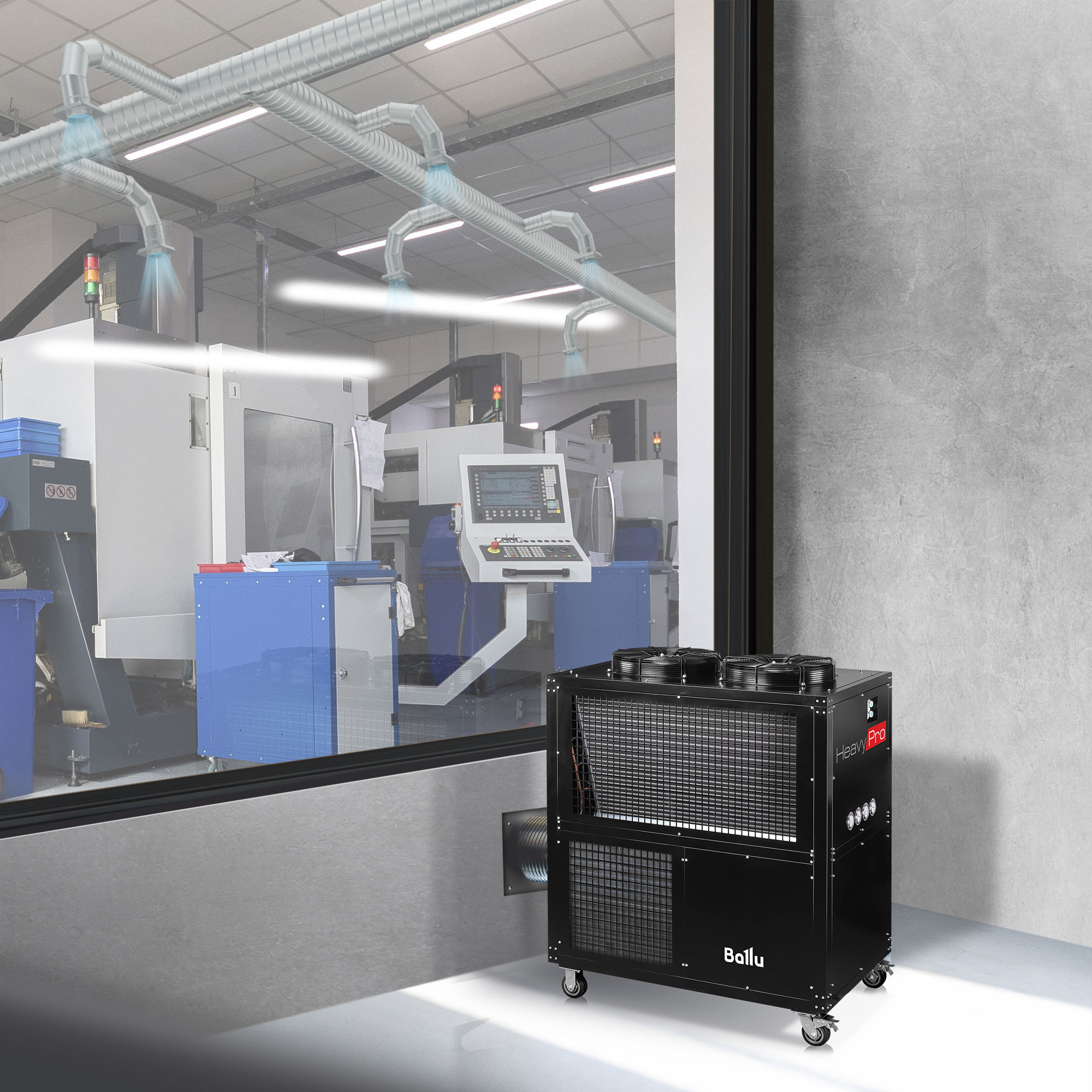 Кондиционер промышленный мобильный Ballu Heavy Pro BGK25 в компании ICEКОХИНОР