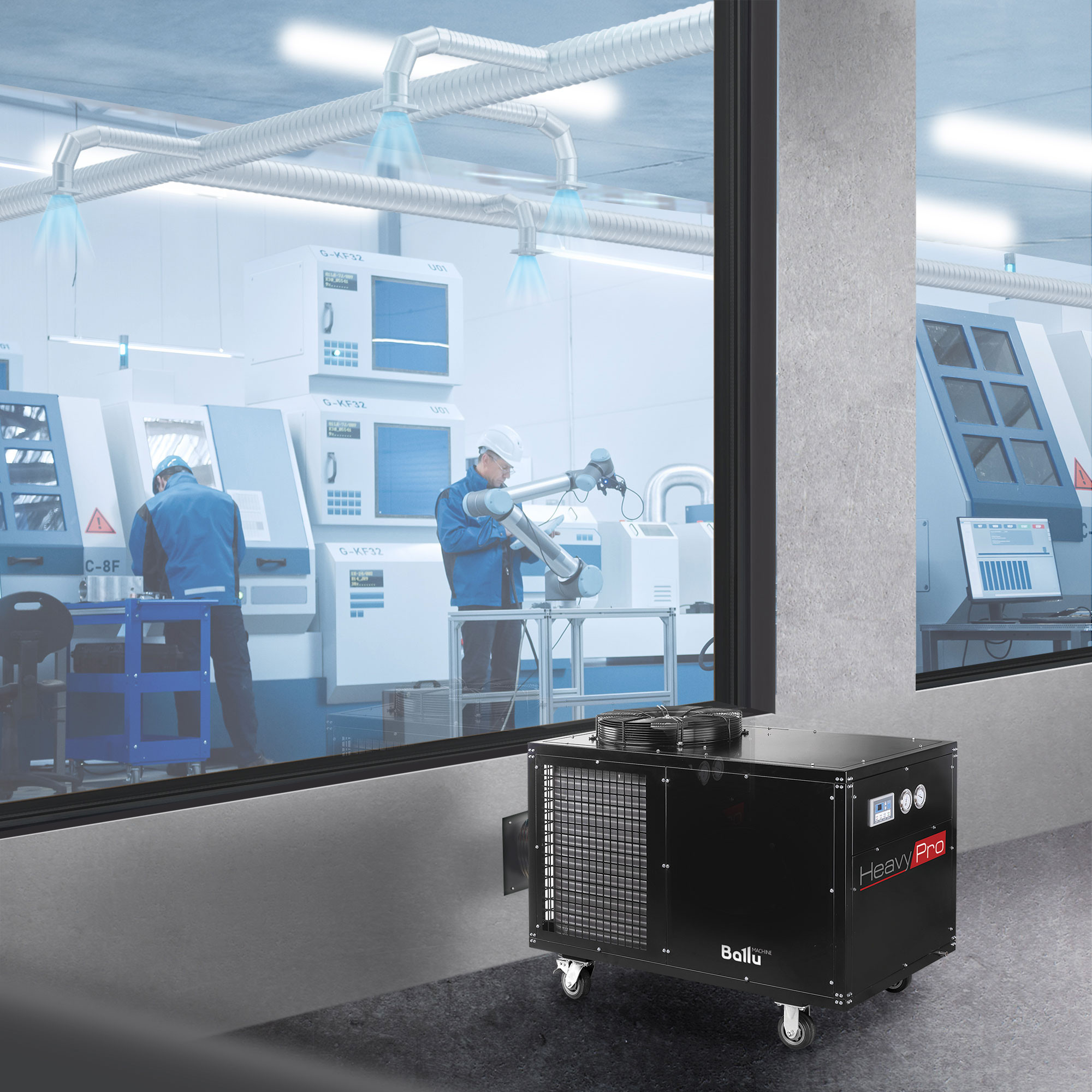 Кондиционер промышленный мобильный Ballu Heavy Pro BGK15 в компании ICEКОХИНОР