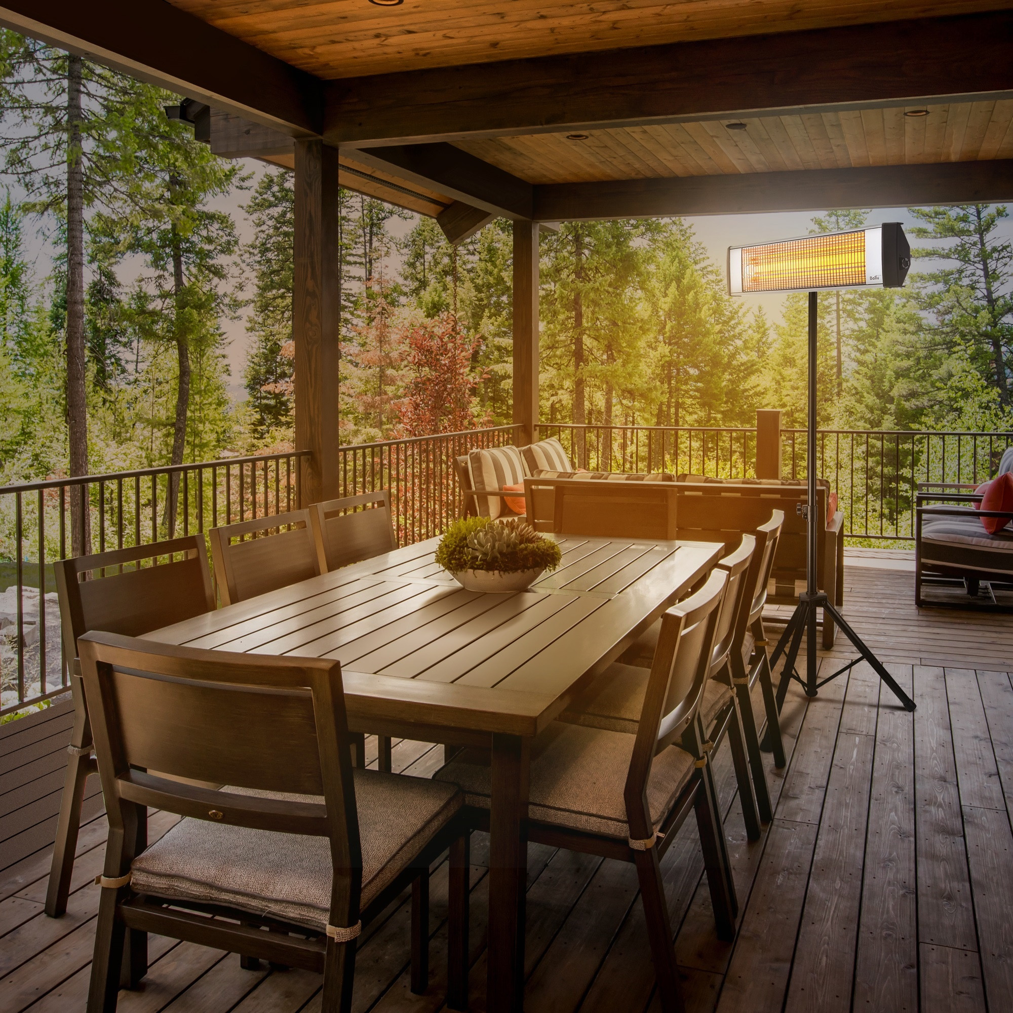 Комплект ИК обогреватель Ballu BIH-L-3.0 + штатив BIH-LS-220 в компании ICEКОХИНОР